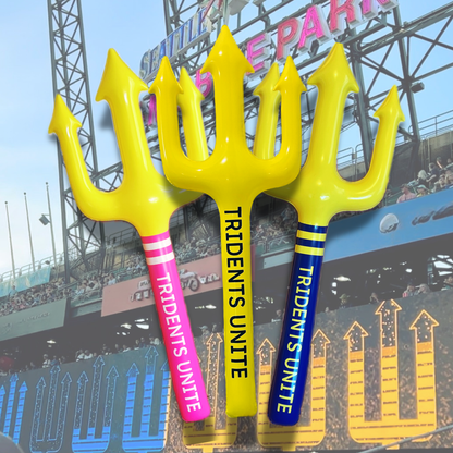 Tridents Unite - Pink Sports Handle - Pink and Yellow Inflatable Toy Trident. 🛍️ Shop now on eBay