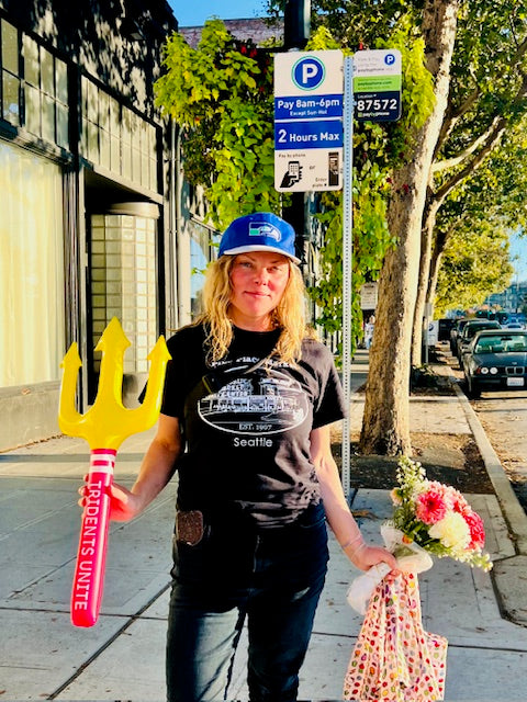 Tridents Unite - Pink Sports Handle - Pink and Yellow Inflatable Toy Trident. 🛍️ Shop now on eBay